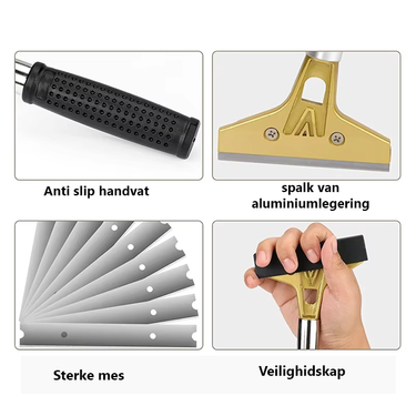 Scraper with long handle