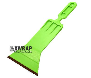 Bulldozer with Teflon for window tinting
