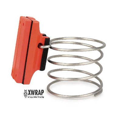 Magnetic holder for heat guns with felt layer