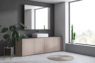Might Beige Mesh textiellook interieurfolie toegepast in interieur