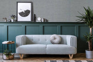 Mini Chevron Grey textiellook interieurfolie toegepast in interieur