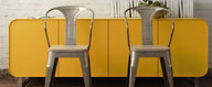 Sun Flower Yellow matte interieurfolie sfeerbeeld interieur