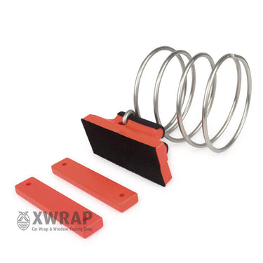 Magnetic holder for heat guns with felt layer